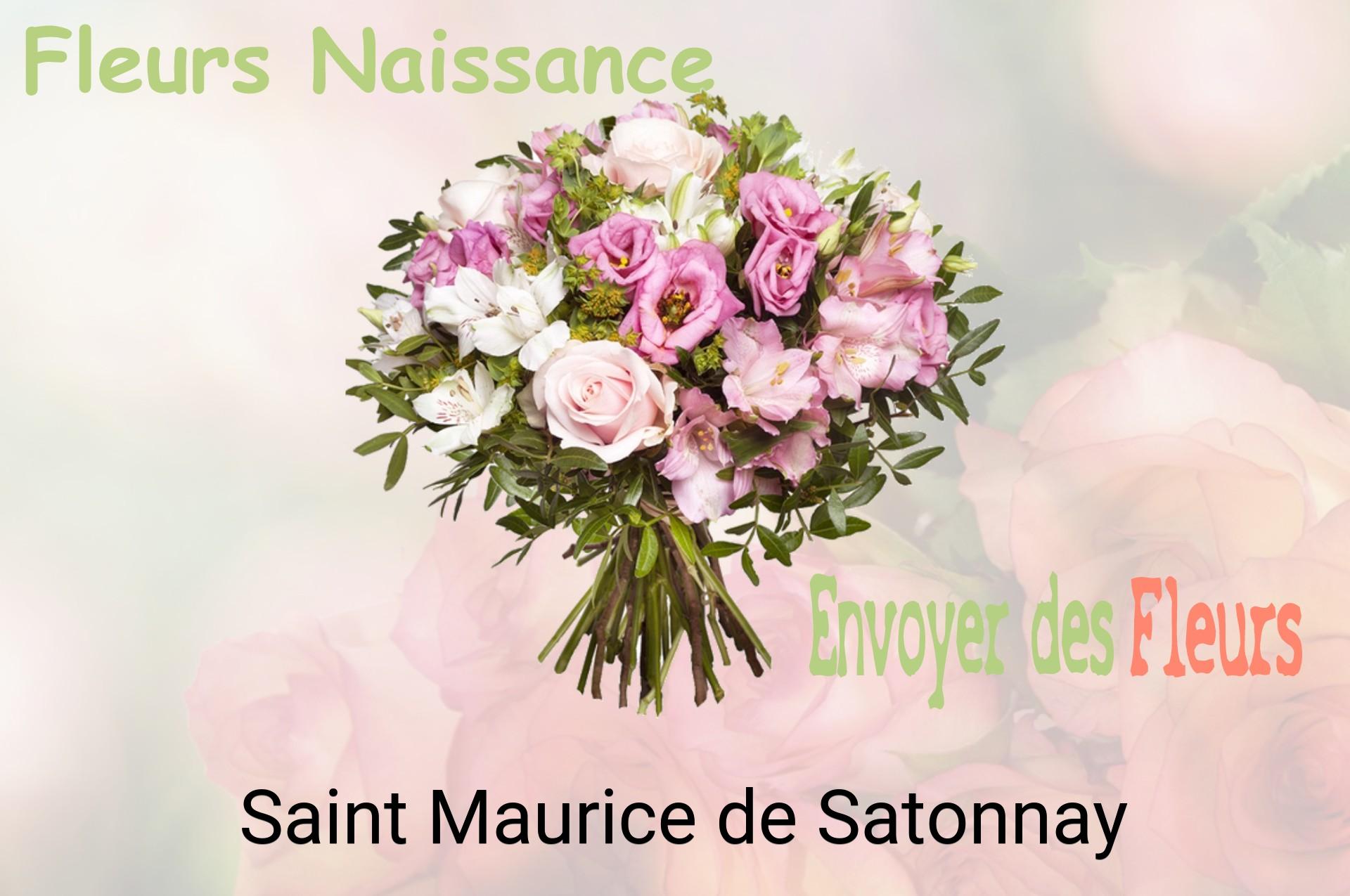 Bouquet de fleurs de naissance livré à Saint-Maurice-de-Satonnay